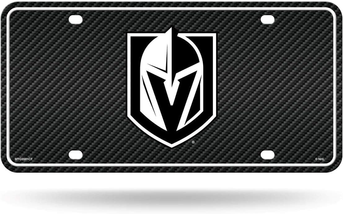 Stylish NHL Vegas Golden Knights Car Tag - Perfect for Vehicle