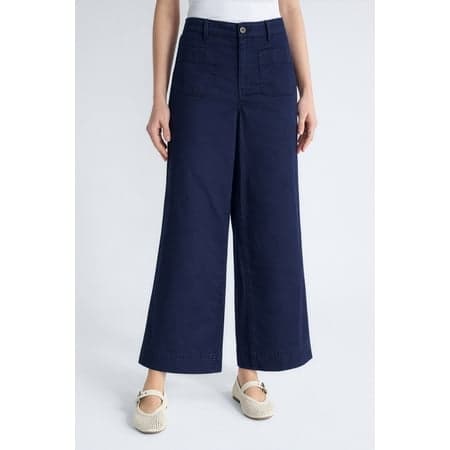 Free Assembly Women's and Women's Plus Cropped Pants with Patch Pockets, 26" Inseam, Sizes XS-4X