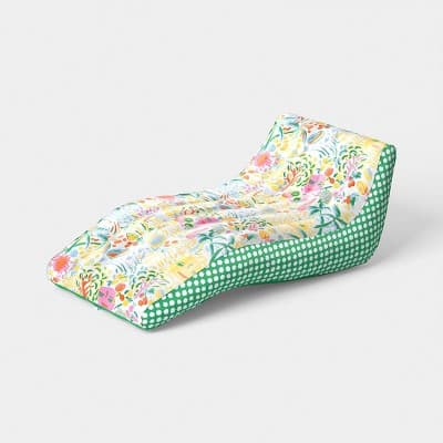 Vacation Oversized Lounge Float Yellow/Green - Roller Rabbit x Target
