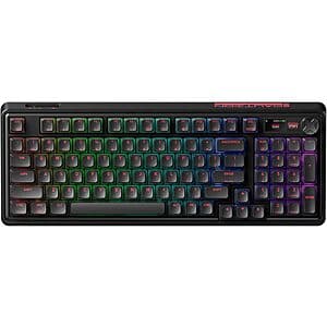 Mechanical Keyboard with Satisfying Gasket Switch and RGB Backlighting