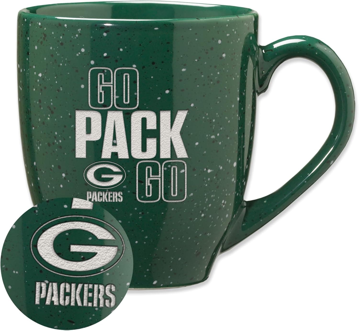 Green Bay Packers NFL Laser Engraved Coffee Mug