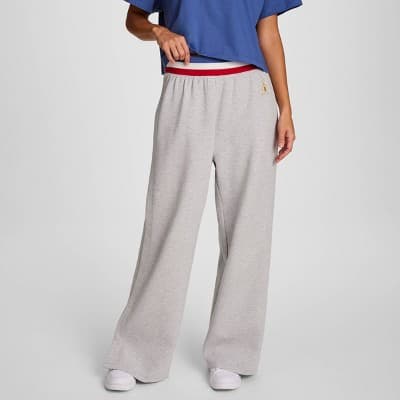 Champion Women's Gold Medal Game Day Full Snap Pants - Heather Gray M