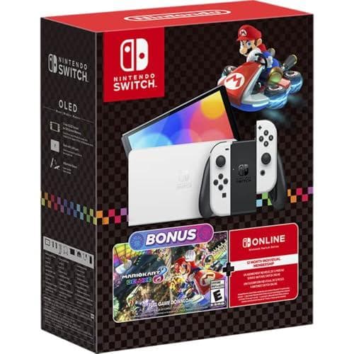 Nintendo Switch OLED with Mario Kart 8 Deluxe (Refurbished)