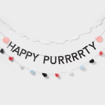 Cat Birthday Party Banner - Spritz™