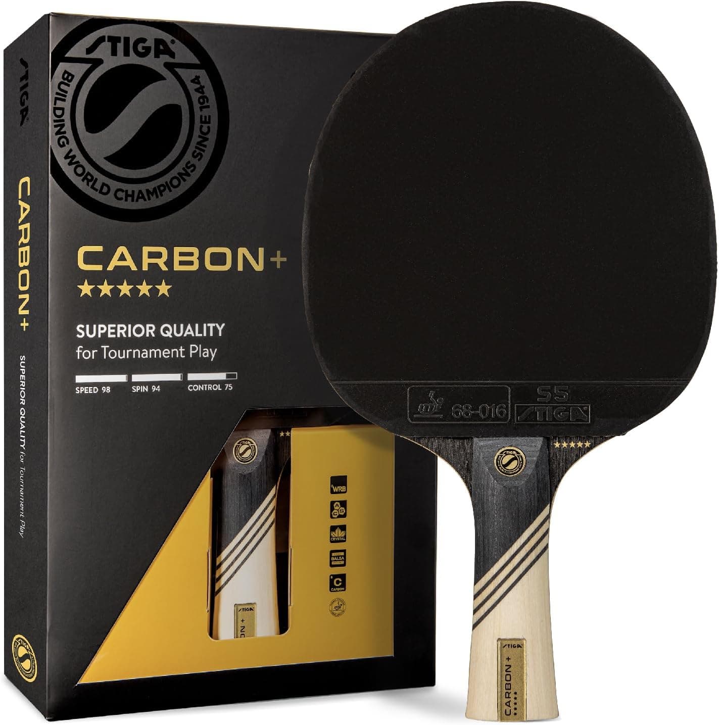 Elevate Your Ping Pong Game with STIGA Carbon+ Paddle