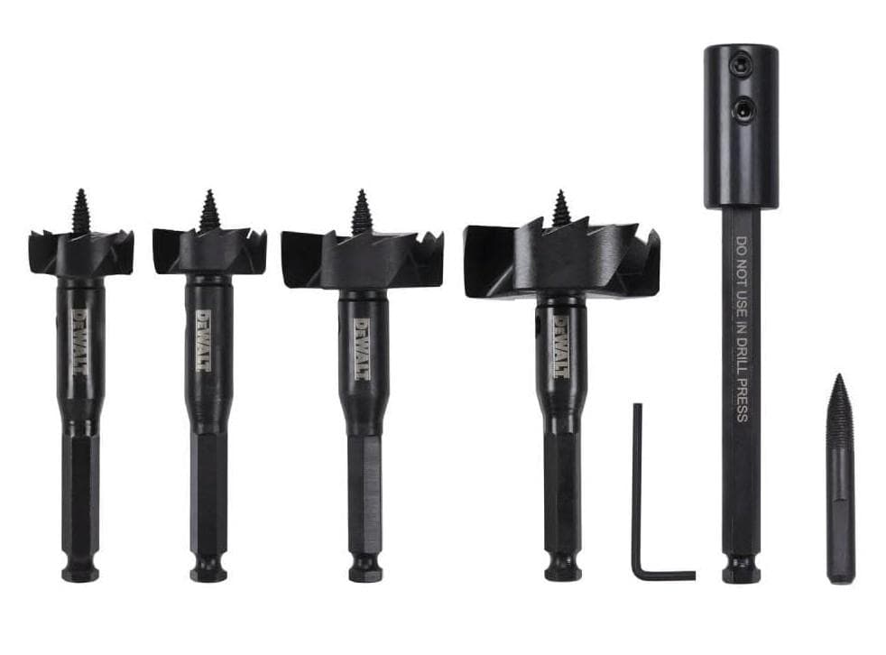 DEWALT 5-Piece Heavy Duty Self-Feed Bit Set with Case