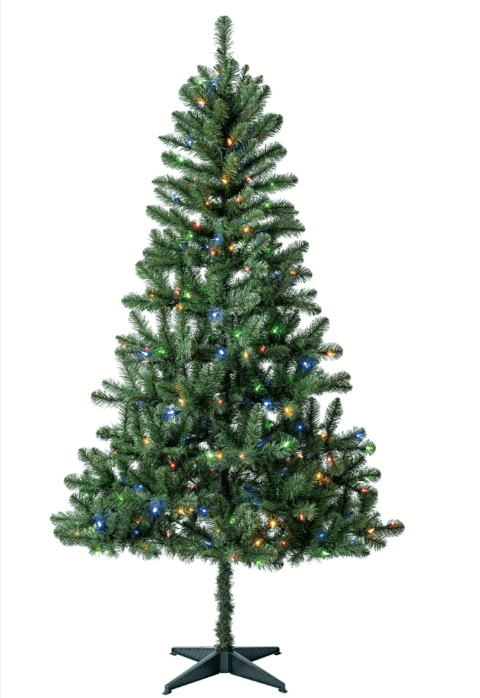 Holiday Time 6.5' Pre-Lit Madison Pine Artificial Christmas Tree w/ 250 LED Lights eBay