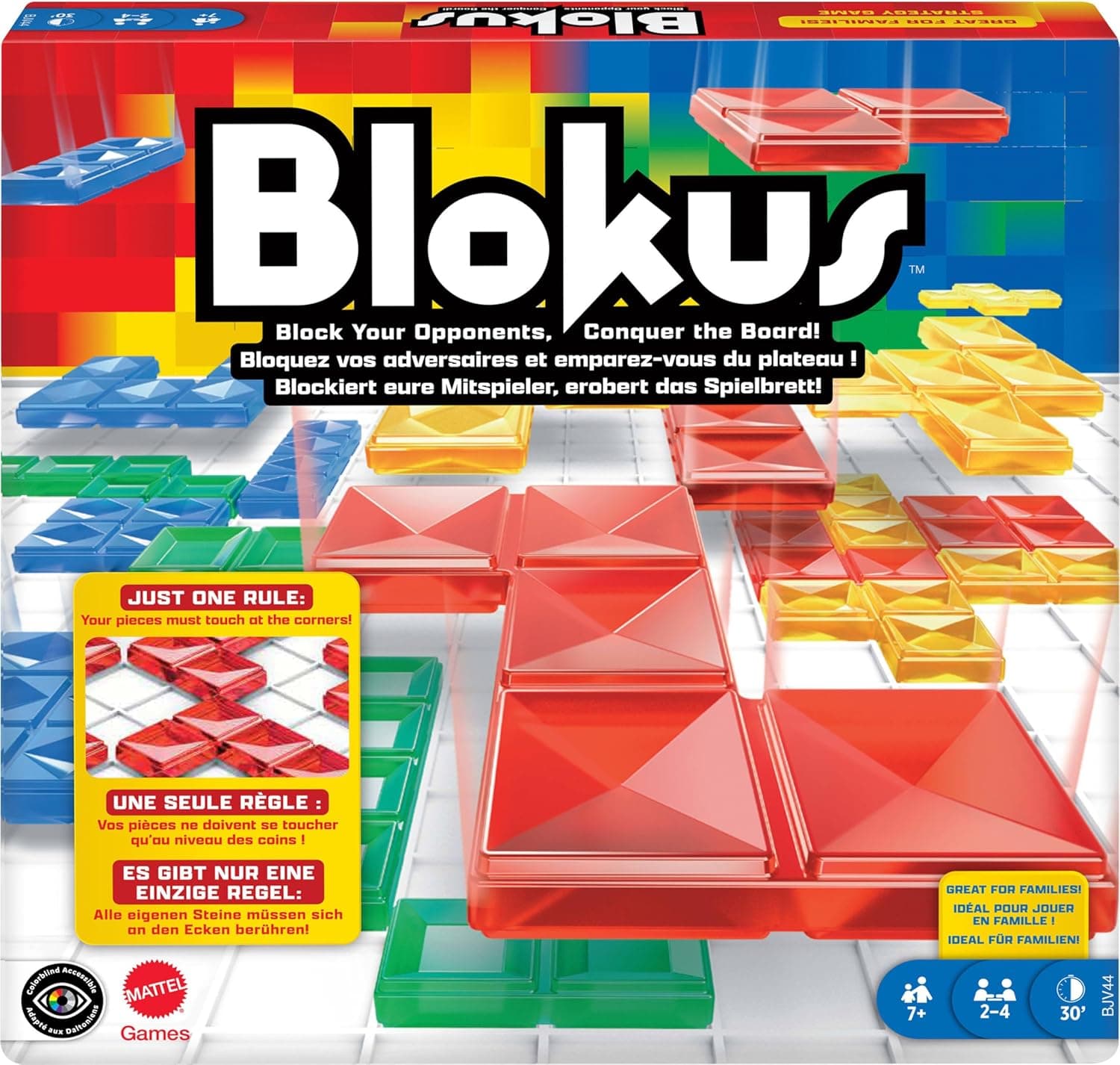 Mattel's Blokus: Engaging Strategy Game for All Ages