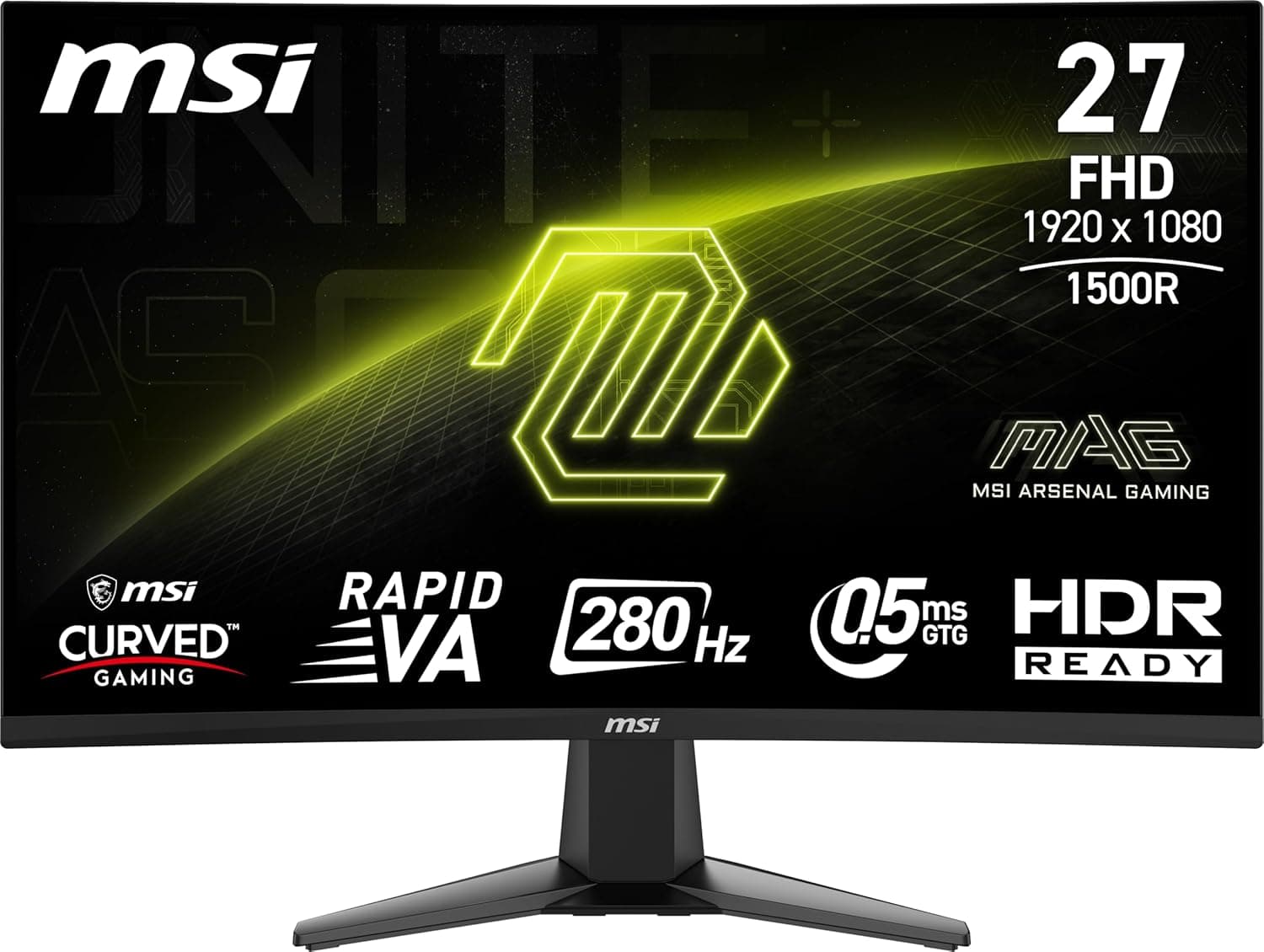 Immerse Yourself in High-Speed Visuals: MSI 27" Curved Monitor