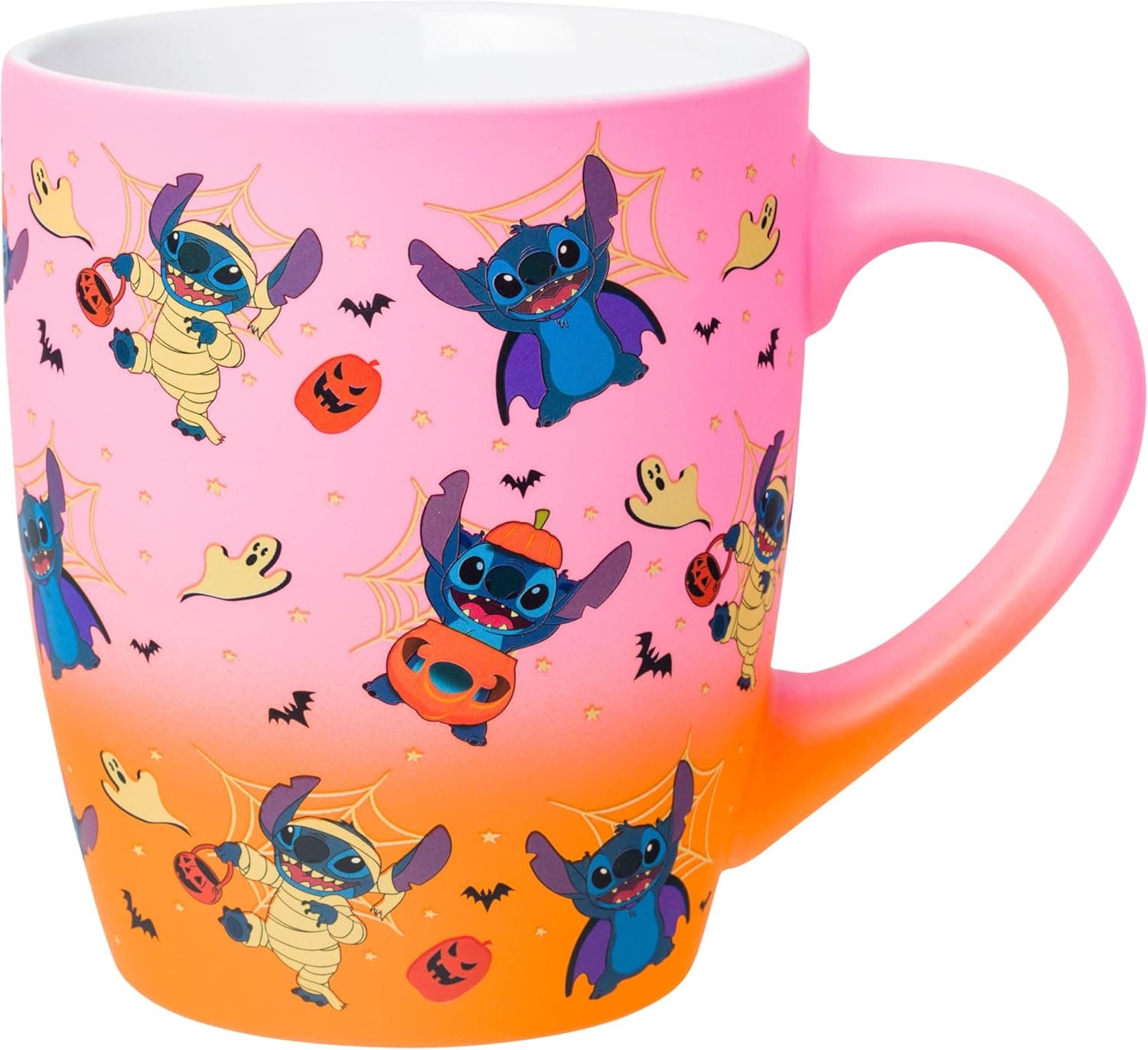 Spooky Stitch Mug: 25oz Ceramic Disney Halloween Delight