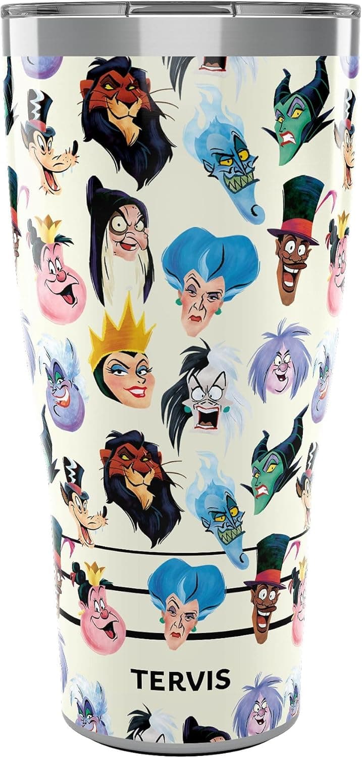 Tervis Tumbler: Villains Portrait, 30oz Insulated Steel