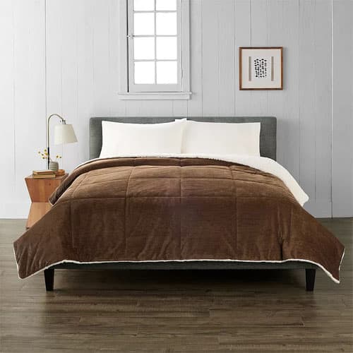 Cuddl Duds Queen Cozy Soft Comforter for $37 - 75% Off