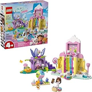 LEGO Gabby’s Dollhouse Sweet Treat Mountain & Kitty Garden Building Blocks - Pretend Play & Learning Toy for Girls & Boys, Ages 4+ - W/Gabby & Pandy Paws Figures - Gift Idea for Birthdays - 11205