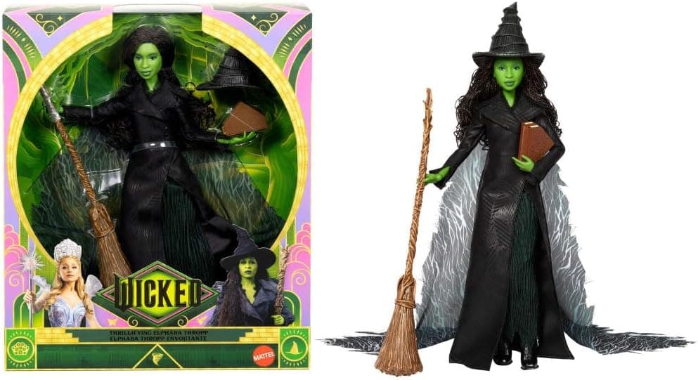 Mattel's Wicked: for Good Elphaba Doll with Accessories