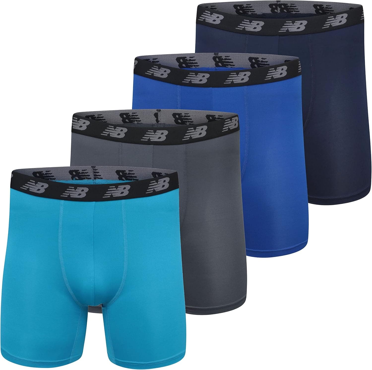 4-Pack New Balance Men's Performance Boxer Briefs