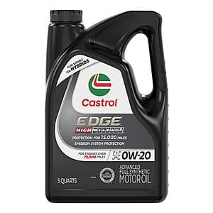 High-Performance Castrol Edge Motor Oil at Savings