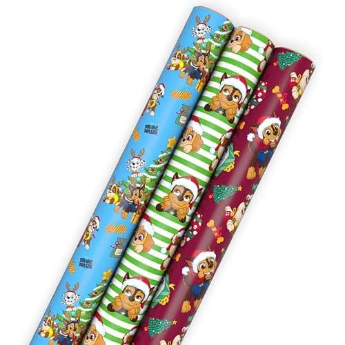 Save 41% on Hallmark Paw Patrol Christmas Wrapping Paper Rolls