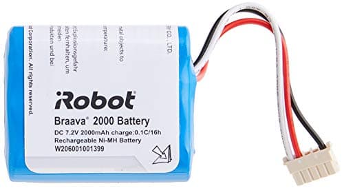 iRobot Braava Authentic Replacement Parts - 2000 mAh NiMH Battery for Braava® 380t and Mint 5200