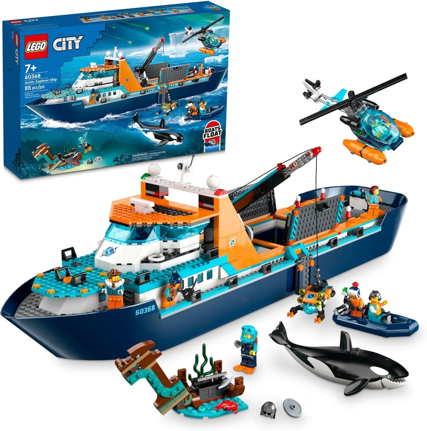 Explore the Arctic with the LEGO City Explorer Ship