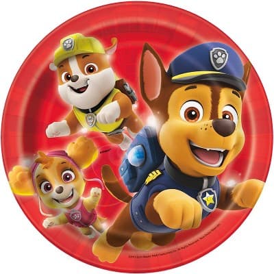 PAW Patrol 7" 8ct Party Snack Paper Plates