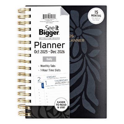 See It Bigger 2025-2026 15 Month Daily Medium