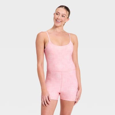 Women's Short Bodysuit - JoyLab™ Pink M