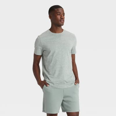 Men's Short Sleeve Soft Stretch T-Shirt - All In Motion™ Leafy Green XXL
