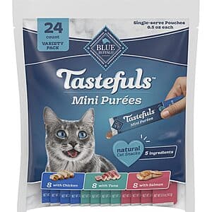 Prime: Save on 24-Ct Blue Buffalo Cat Snacks