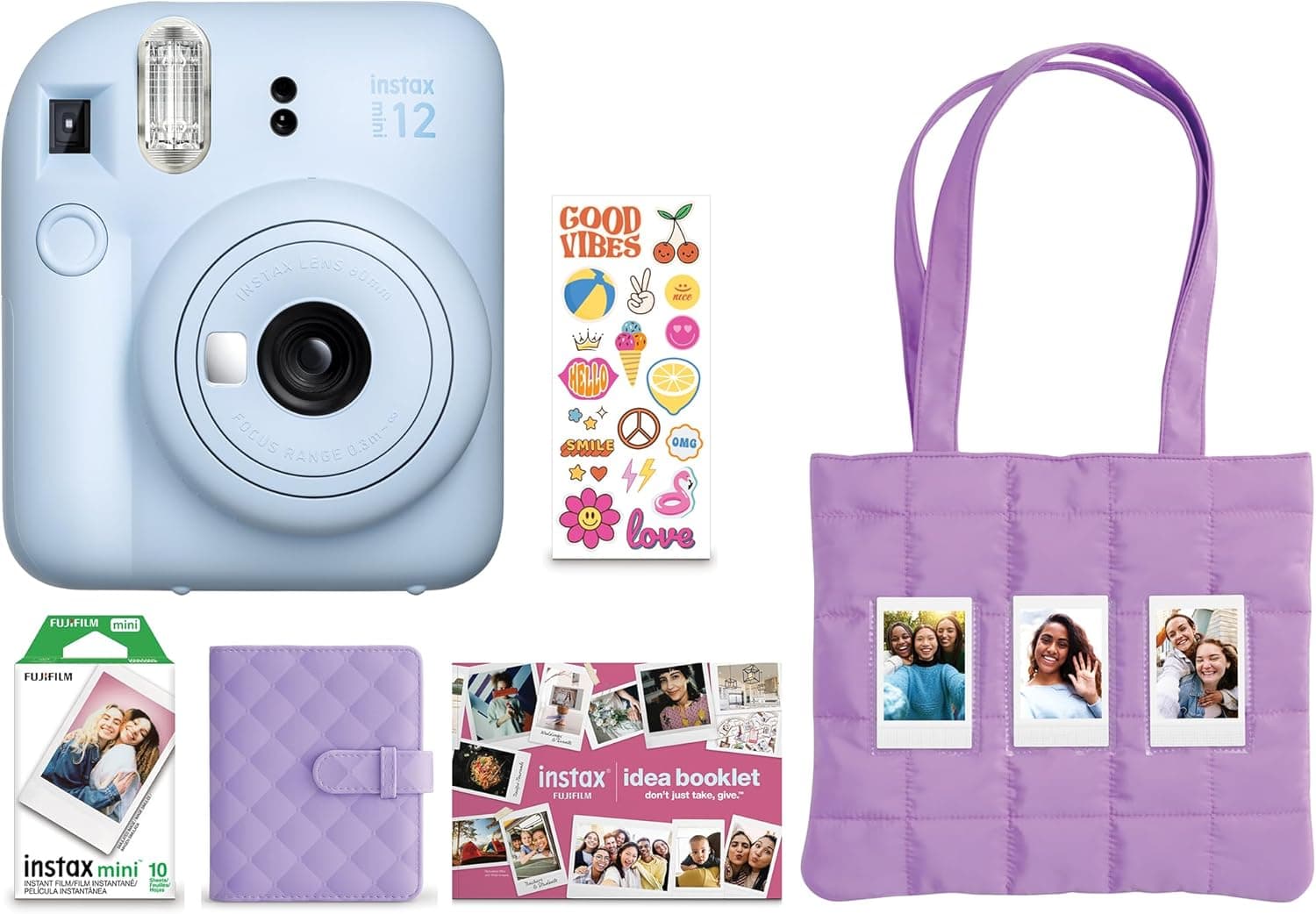 Capture Memories with Fujifilm Instax Mini 12 Pastel Blue Bundle