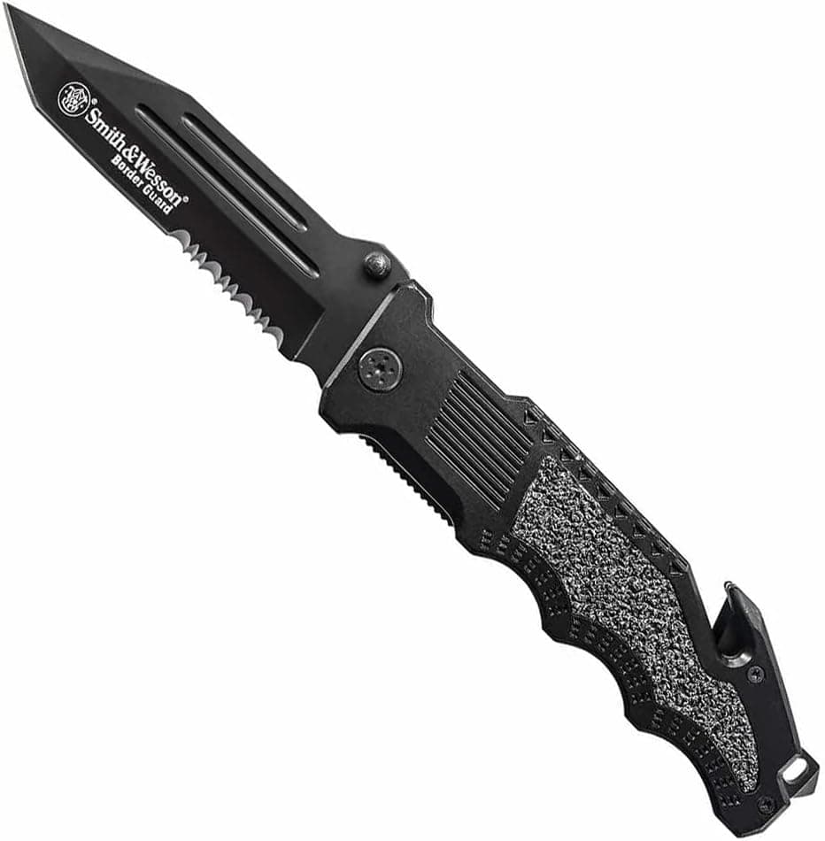 Smith & Wesson Survival Knife - Durable Folding Blade