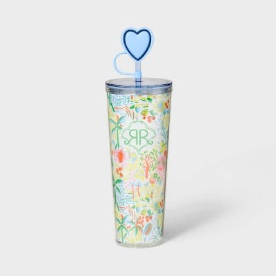 24oz Vacation Tritan Hydration Tumbler White/Blue - Roller Rabbit x Target