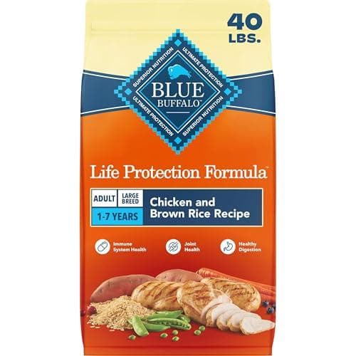 40lb Blue Buffalo Life Protection Formula Large Breed Adult Dry Dog Food Amazon