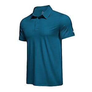 Stay Cool and Dry in PINSPARK Men's Performance Polo Shirt