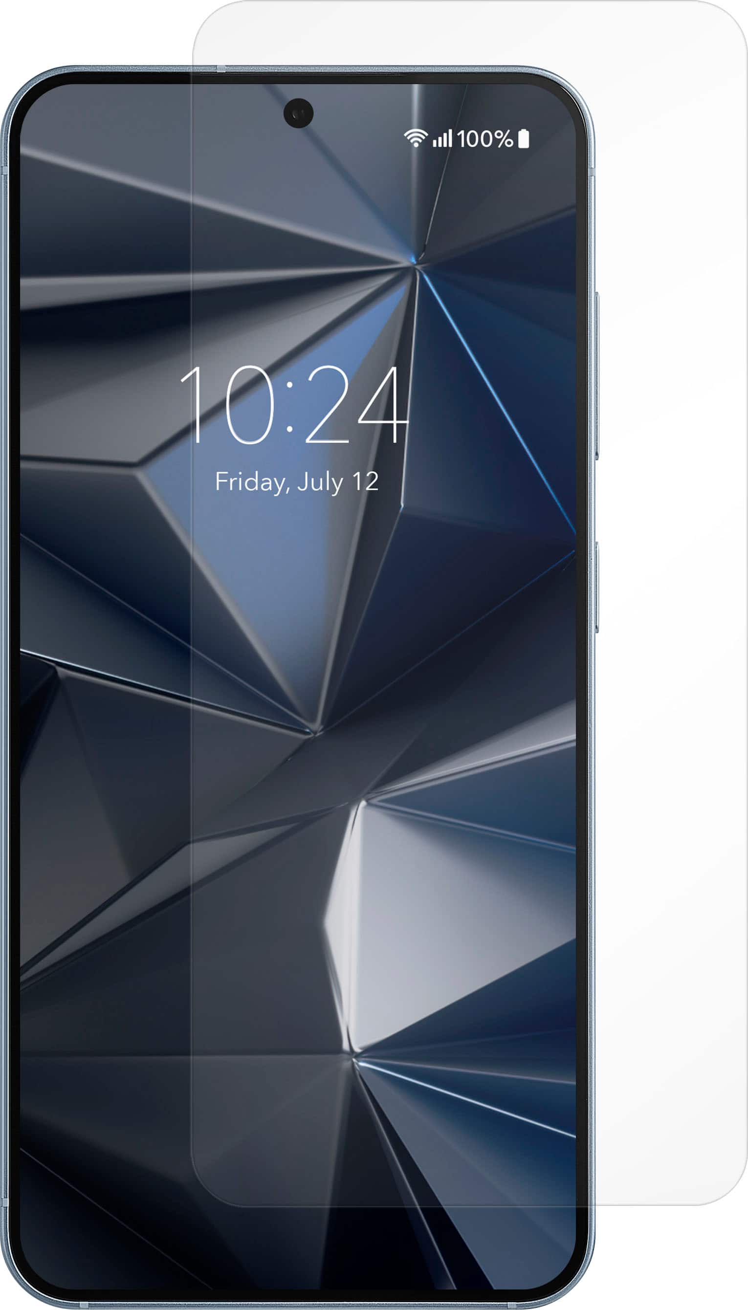 Insignia™ - Glass Screen Protector for Samsung Galaxy S25 and S24 (3-pack) - Clear