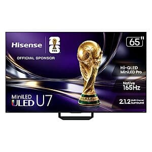 Hisense 65" 4K QLED Smart TV: Immersive Viewing Experience