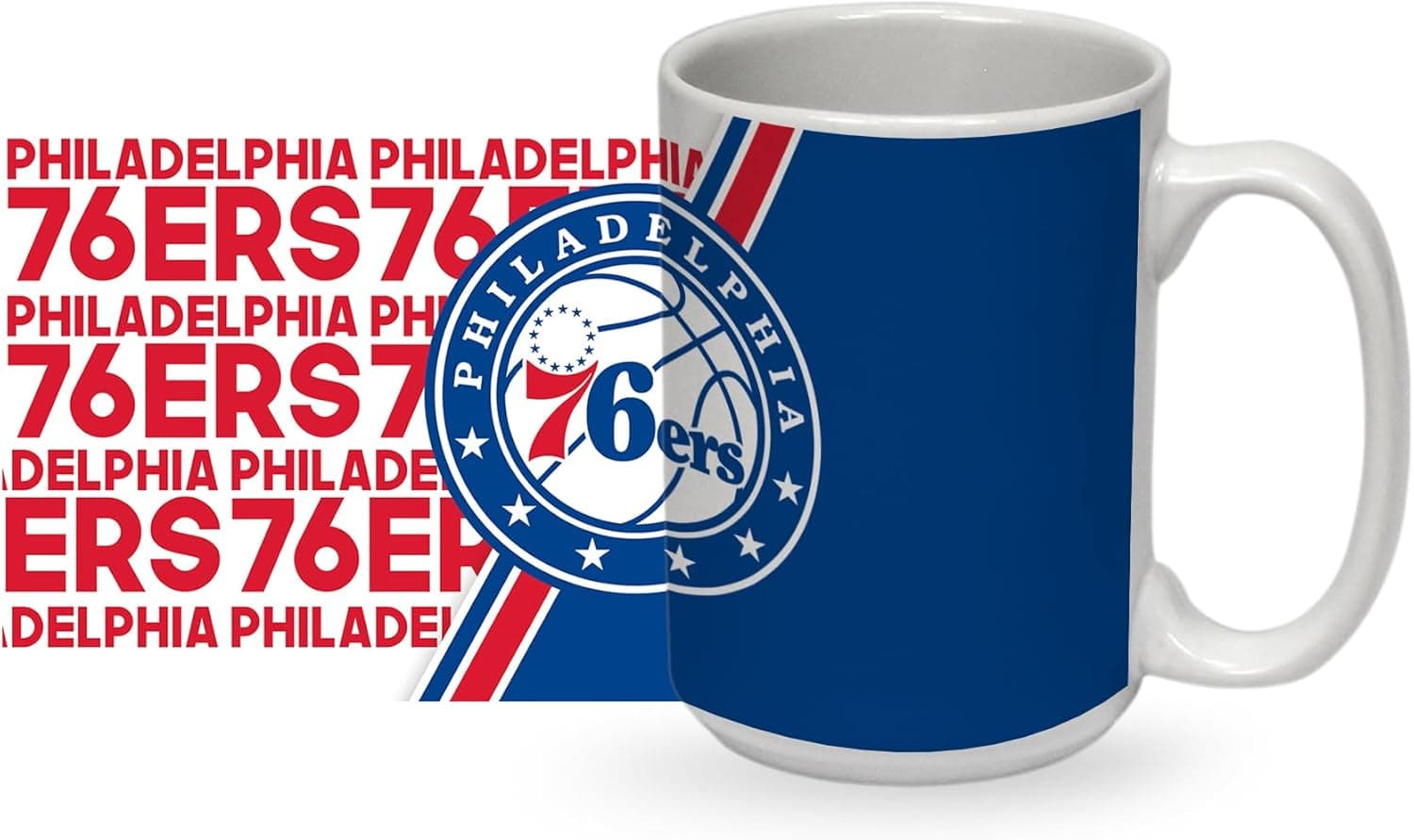 Rico Industries Philadelphia 76ers 15 oz Ceramic Coffee Mug