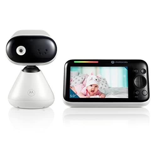 Motorola Nursery Video Baby Monitor with Camera and Audio, Wall or Table Mount, 1000ft Range, 2-Way Audio, Temperature Sensor, Lullabies, White Noise, No WiFi, PIP1500