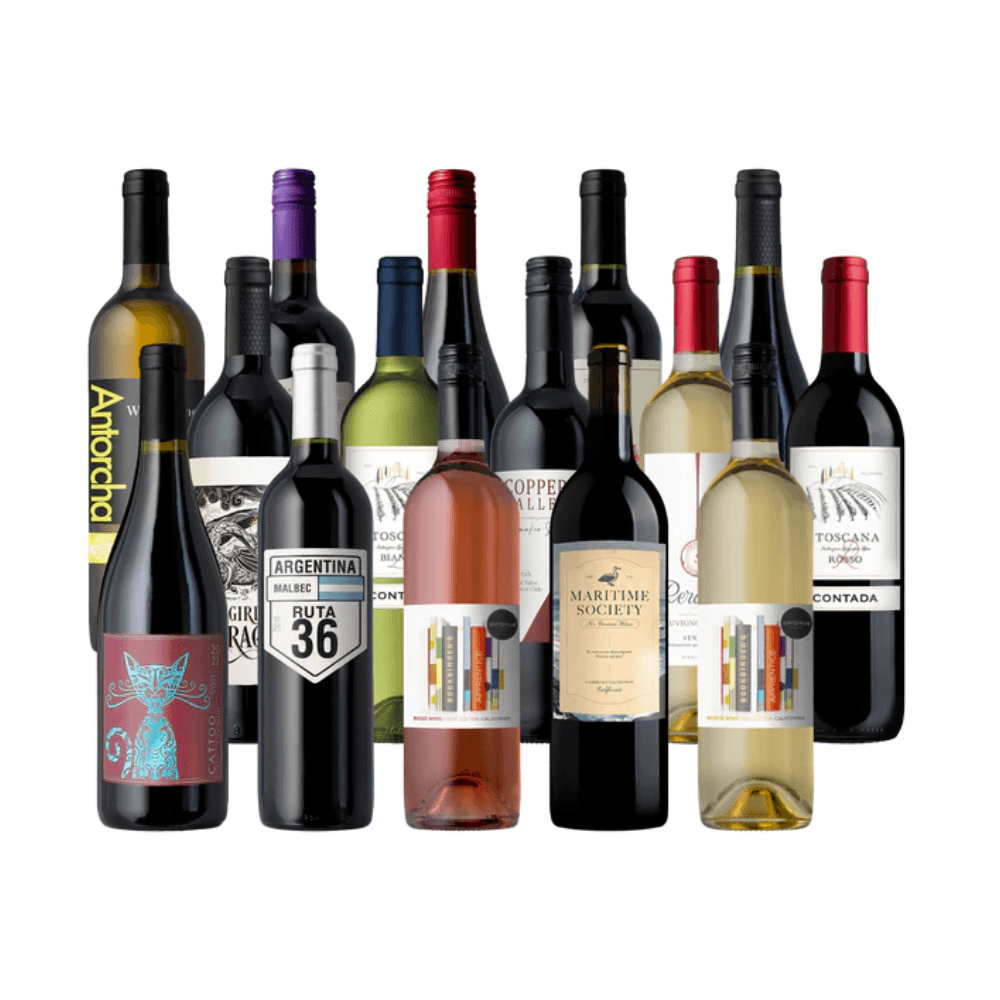 Bulk Wine Deal: 15 Bottles for $90 (64% Off)