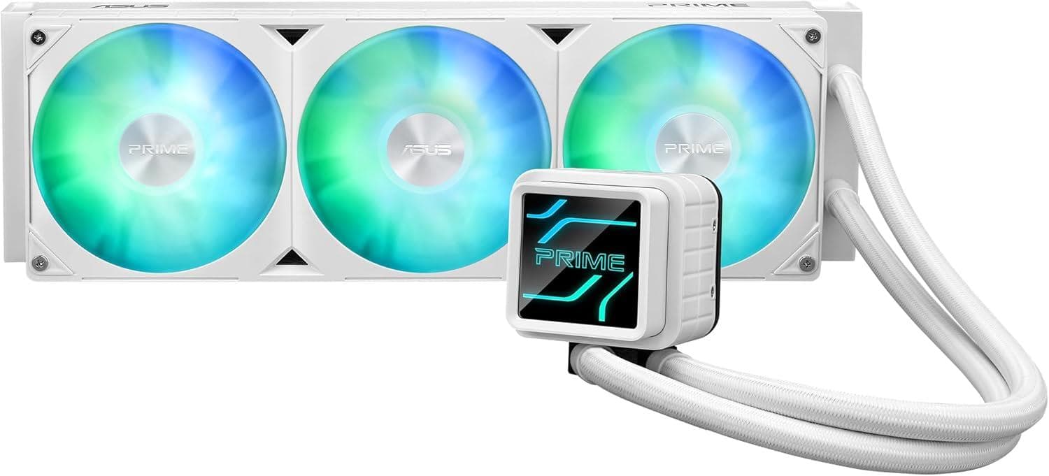 ASUS Prime LC 360 ARGB White Edition CPU Liquid Cooler on Amazon