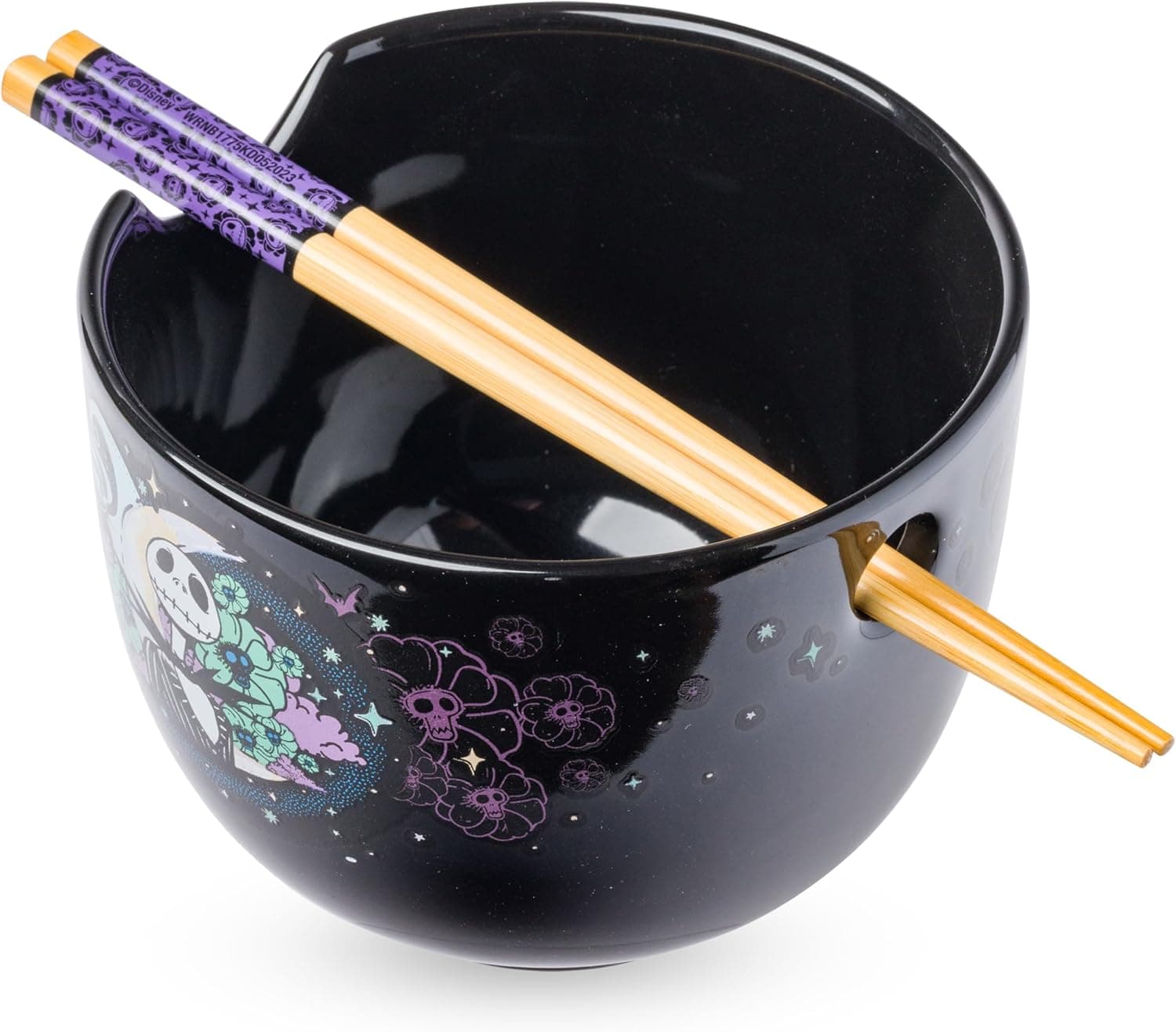 Spooky Ramen Delight: Disney's Nightmare Before Christmas Ceramic Bowl