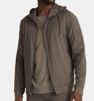 Stay Cozy in the Athletic Works Men's ButterCore Zip-Up Hoodie