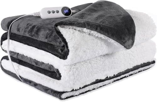 Sthyton 62" x 84" Flannel Electric Blanket - 30% Off