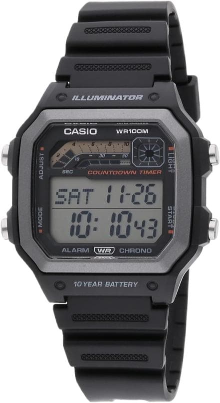 Casio WS1600H Series Men’s Watch Amazon