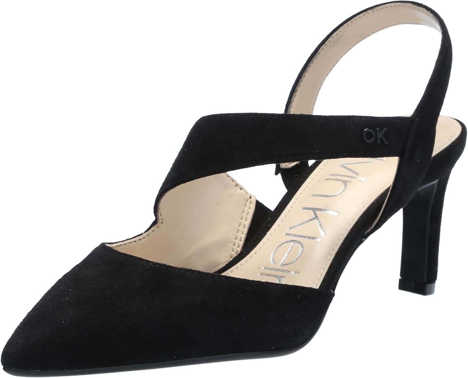 Save 50% on Calvin Klein Larin Black Leather Shoes