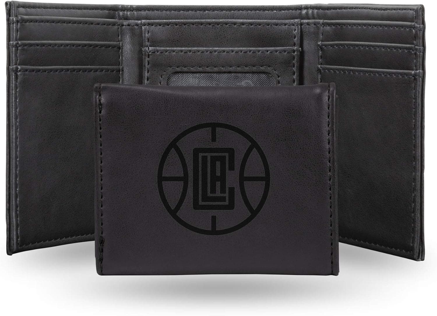 Rico Industries Clippers Laser Engraved Trifold Wallet