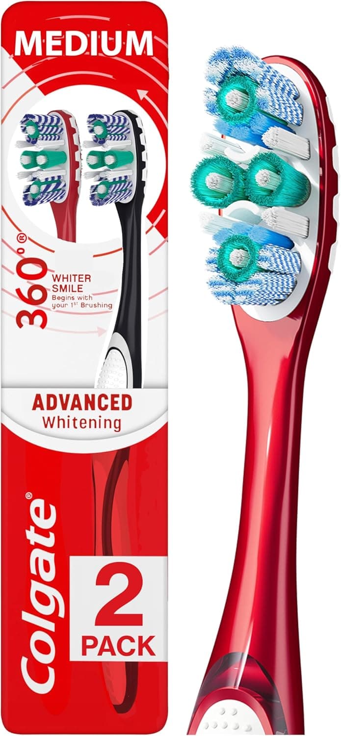 Get Whiter Teeth and Fresh Breath with Colgate 360 Toothbrush