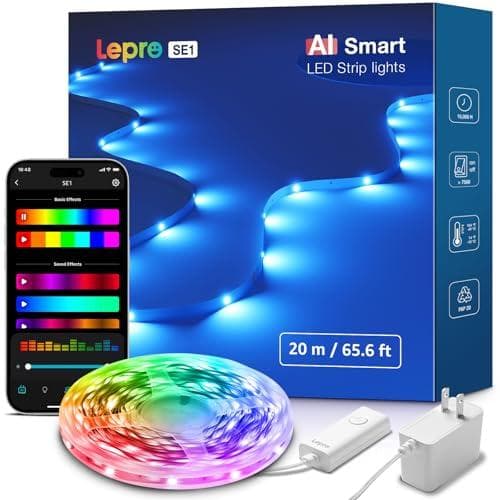 57% Off Alexa-Enabled Smart LED Strip Lights