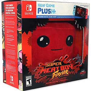 Super Meat Boy Forever Plush + Digital Game for Switch - $19