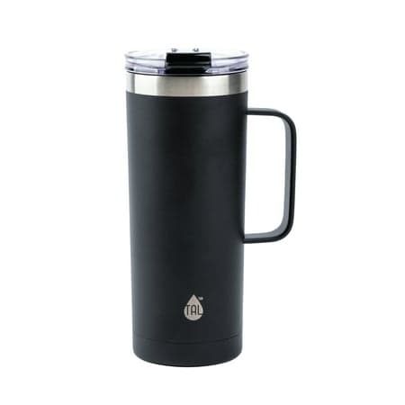 TAL 20 oz Insulated Travel Coffee Mug Black