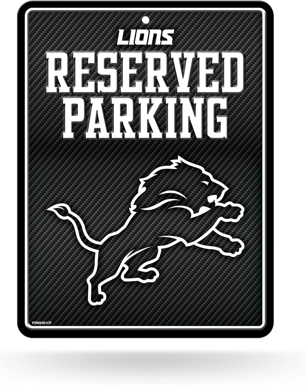Elevate Your NFL Fandom with Carbon Fiber Detroit Lions Sign